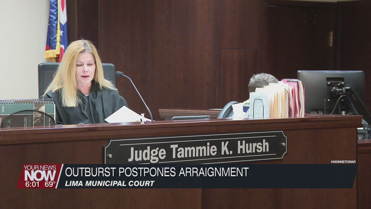Arraignment postponed following suspect's outburst as Lima Municipal Court gets back to business